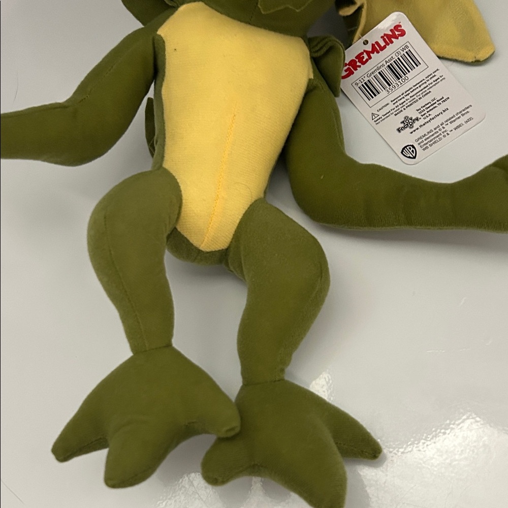Gremlins Stripe Green and Yellow Stuffed Toy - Picture 6 of 7